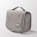 Mens Leather Cosmetic Bag Portable Women Makeup Cosmetic Bags Hanging Toiletry Bag Manufactory